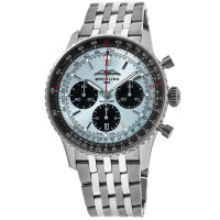 Breitling Navitimer B01 Chronograph 43 Ice Blue Dial Steel  AB0138241C1A1
