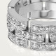  Cartier B4127200 Maillon Panthère ring, triple row