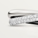 Cartier B4235400 Trinity ring