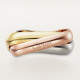  Cartier B4240600  Trinity ring