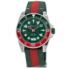 Gucci Dive Green Dial  YA136339