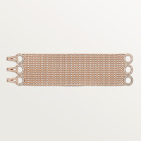 Браслет Cartier Agrafe bracelet, medium model, half-paved N6719117