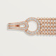 Браслет Cartier Agrafe bracelet, small model, half-paved N6719017