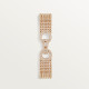 Браслет Cartier Agrafe bracelet, small model, half-paved N6719017