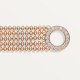 Браслет Cartier Agrafe bracelet, small model, half-paved N6719017