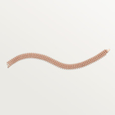 Браслет Cartier Clash de Cartier bracelet, flexible, double row, paved N6723617
