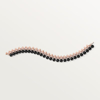 Браслет Cartier Clash de Cartier bracelet, flexible, onyx, extra-large model, diamonds N6723417