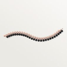 Браслет Cartier Clash de Cartier bracelet, flexible, onyx, extra-large model, diamonds N6723417