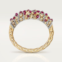 Браслет Cartier Grain de Café bracelet, ruby, semi-paved H6044417