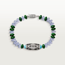 Браслет Cartier Géometrie & Contrastes bracelet, chalcedony, paved H6025417