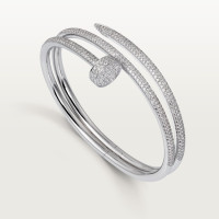 Браслет Cartier Juste un Clou bracelet, double, half-paved N6708717