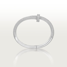 Браслет Cartier Juste un Clou bracelet, large model, half-paved N6721817