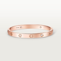 Браслет Cartier LOVE bracelet, classic model, 4 diamonds B6069917