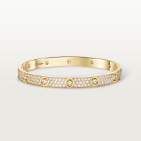 Браслет Cartier LOVE bracelet, classic model, paved, 10 diamonds N6727317