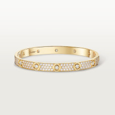 Браслет Cartier LOVE bracelet, classic model, paved, 10 diamonds N6727317