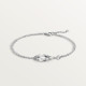 Браслет Cartier LOVE bracelet, on chain, 2 diamonds B6038100