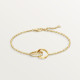 Браслет Cartier LOVE bracelet, on chain, half-paved B6084300