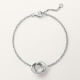 Браслет Cartier LOVE bracelet, on chain, half-paved B6084400