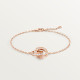 Браслет Cartier LOVE bracelet, on chain, paved B6084500