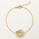 Браслет Cartier LOVE bracelet, on chain, paved B6084600