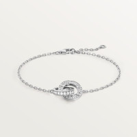 Браслет Cartier LOVE bracelet, on chain, paved B6084700
