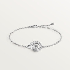 Браслет Cartier LOVE bracelet, on chain, paved B6084700