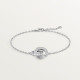 Браслет Cartier LOVE bracelet, on chain, paved B6084700