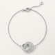 Браслет Cartier LOVE bracelet, on chain, paved B6084700