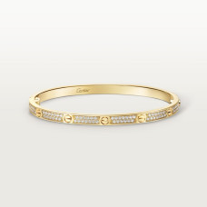 Браслет Cartier LOVE bracelet, small model, paved N6726417