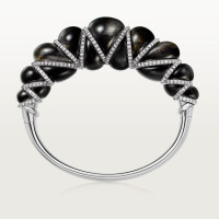 Браслет Cartier Libre Tressage bracelet, obsidian, diamonds N6725417