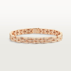 Браслет Cartier Maillon Panthère bracelet, triple row, paved N6700900