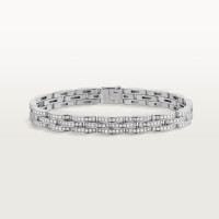 Браслет Cartier Maillon Panthère bracelet, triple row, paved N6701000