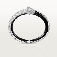 Браслет Cartier Panthère de Cartier bracelet, black lacquer, paved H6044317