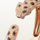 Браслет Cartier Panthère de Cartier bracelet, medium model, half-paved N6722217
