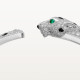 Браслет Cartier Panthère de Cartier bracelet, medium model, half-paved N6722317