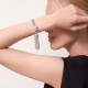 Браслет Cartier Panthère de Cartier bracelet, on chain, half-paved N6710017