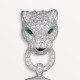 Браслет Cartier Panthère de Cartier bracelet, on chain, half-paved N6710017