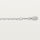 Браслет Cartier Panthère de Cartier bracelet, on chain, half-paved N6710514