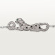 Браслет Cartier Panthère de Cartier bracelet, on chain, half-paved N6710514