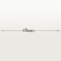 Браслет Cartier Panthère de Cartier bracelet, on chain, half-paved N6710514