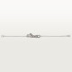 Браслет Cartier Panthère de Cartier bracelet, on chain, half-paved N6710514
