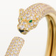 Браслет Cartier Panthère de Cartier bracelet, small model, half-paved N6718117