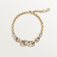 Браслет Cartier Trinity bracelet, cushion-shaped B6080815