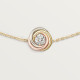 Браслет Cartier Trinity bracelet, on chain, 1 diamond B6068017