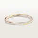 Браслет Cartier Trinity bracelet, small model, half-paved N6721317
