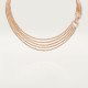 Колье Cartier  Agrafe necklace, small model, half-paved N7424425