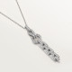Колье Cartier  Agrafe pendant, paved N7424321