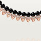 Колье Cartier  Clash de Cartier necklace, flexible, onyx, extra-large model, diamonds N7424459