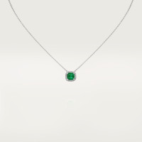 Колье Cartier  Destinée pendant, cushion-cut emerald, paved N7424367