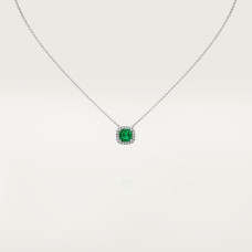 Колье Cartier  Destinée pendant, cushion-cut emerald, paved N7424367